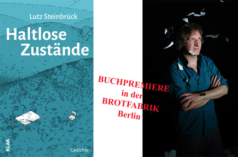 Mehr über den Artikel erfahren »Haltlose Zustände« – Buchpremiere mit Lutz Steinbrück & Marlen Pelny