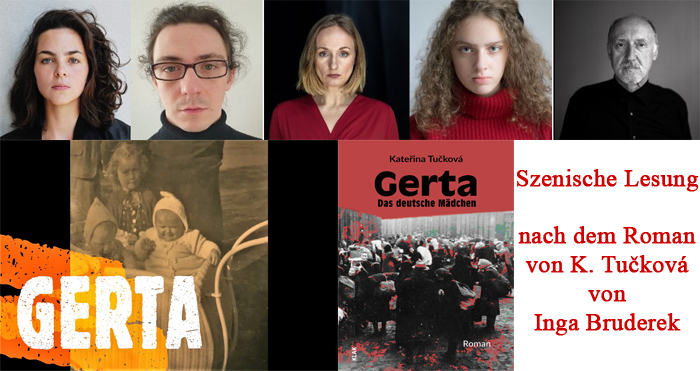 Mehr über den Artikel erfahren Gerta. Szenische Lesung nach dem Roman von K. Tučková, 31. März, 19.00, KLAK in der Fabrik