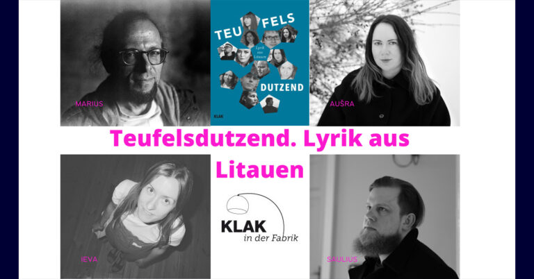 Mehr über den Artikel erfahren Buchvorstellung und Lesung: Teufelsdutzend / Lyrik aus Litauen am 4. August