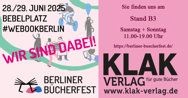 Mehr über den Artikel erfahren Berliner Bücherfest 2025