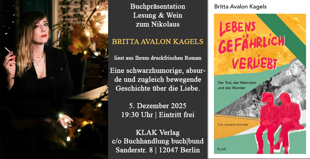 Du betrachtest gerade 5. Dezember 2025 | Eine schwarzhumorige Lesung zum Nikolaus bei KLAK